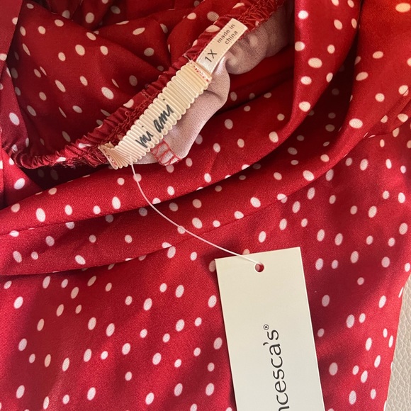 Francesca’s red bodysuit NWT - Picture 8 of 8